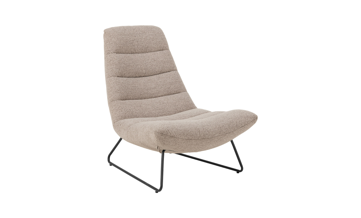 MELVIN Loungestol Beige