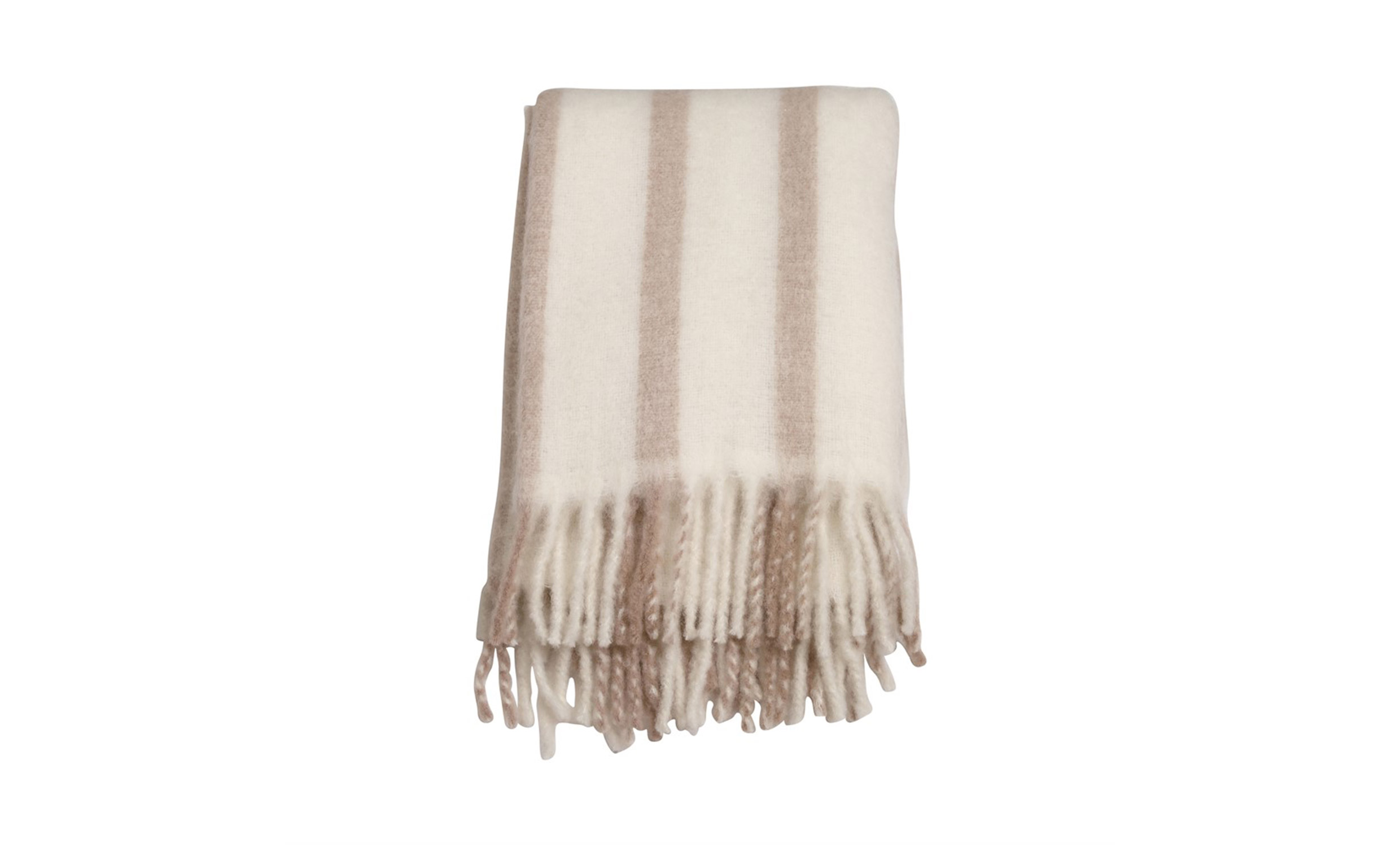 SoffaDirekt MORGAN Pläd Rand Beige