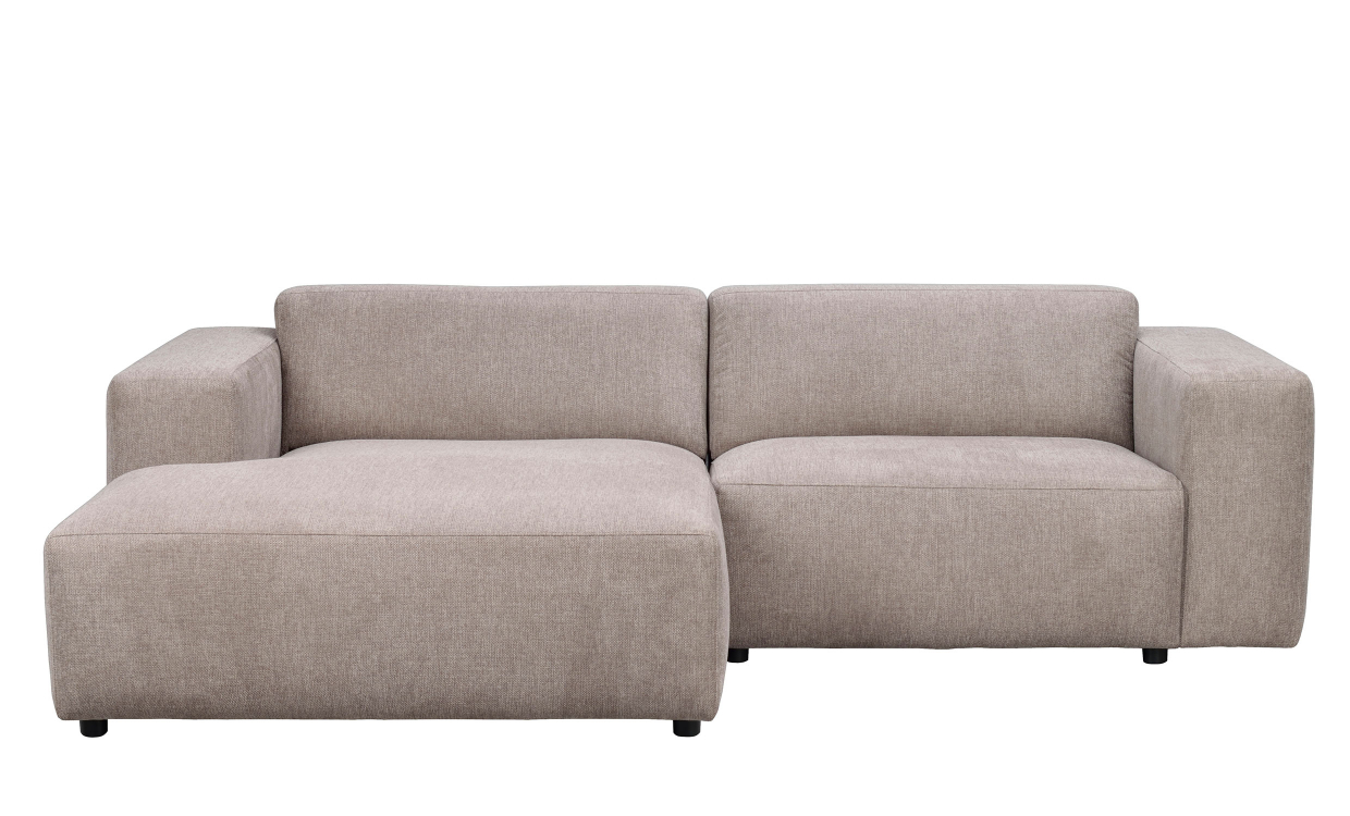 WILLARD soffa 3-sits-schäslong vänster beige