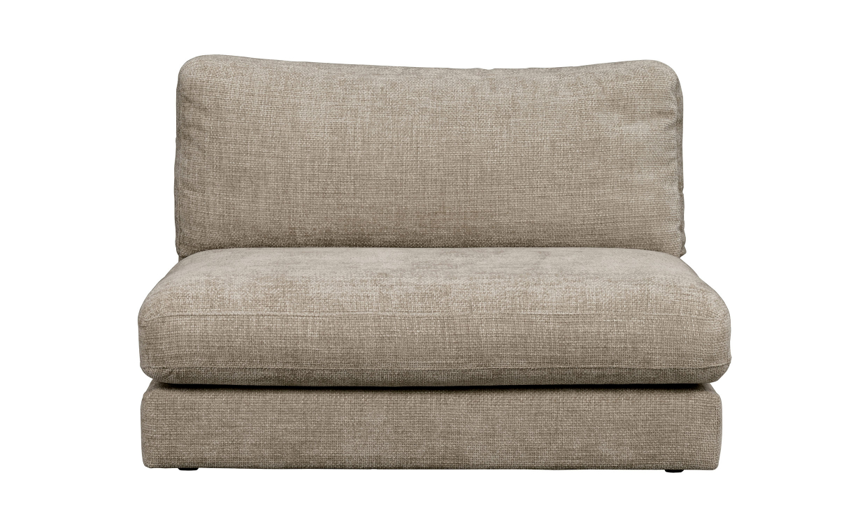 Rowico Home DUNCAN 1,5-sits Mitt/fåtölj gråbeige