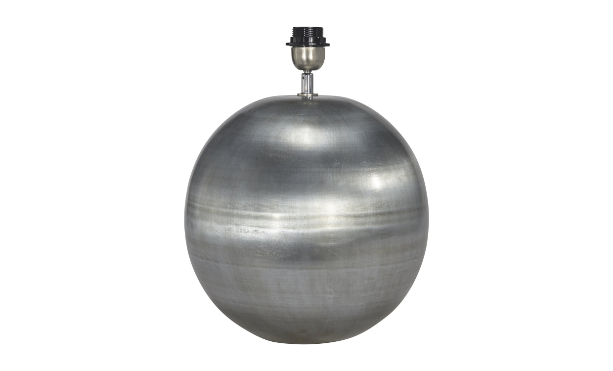 PR Home GLOBE Lampfot Silver H23