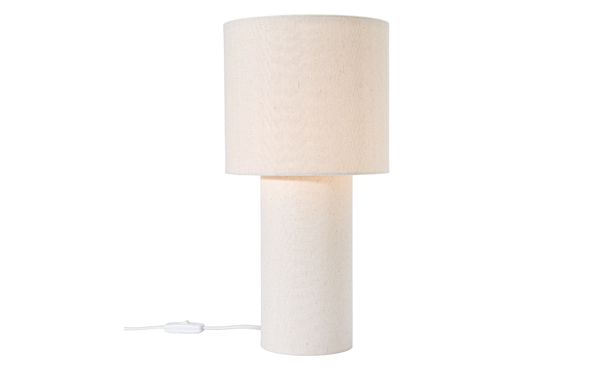 LEAH Bordslampa 46cm Ljusbeige