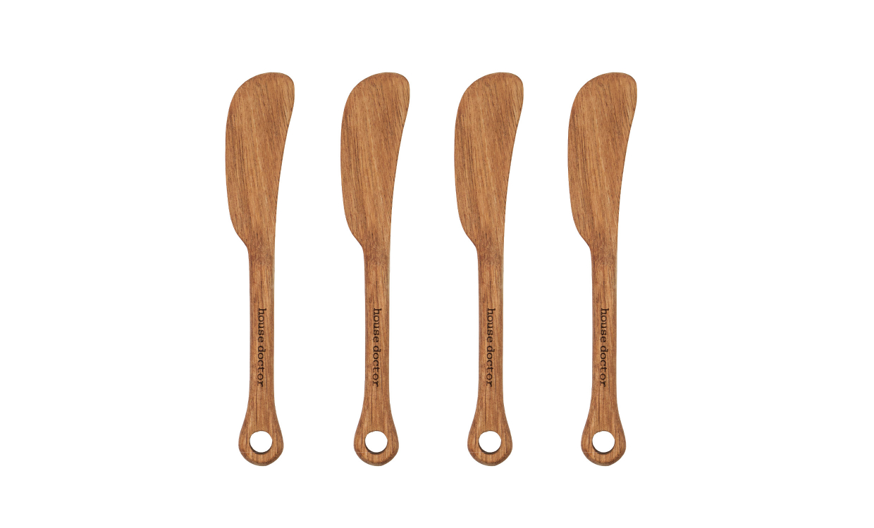 House Doctor EYA Smörkniv 4-pack Natur