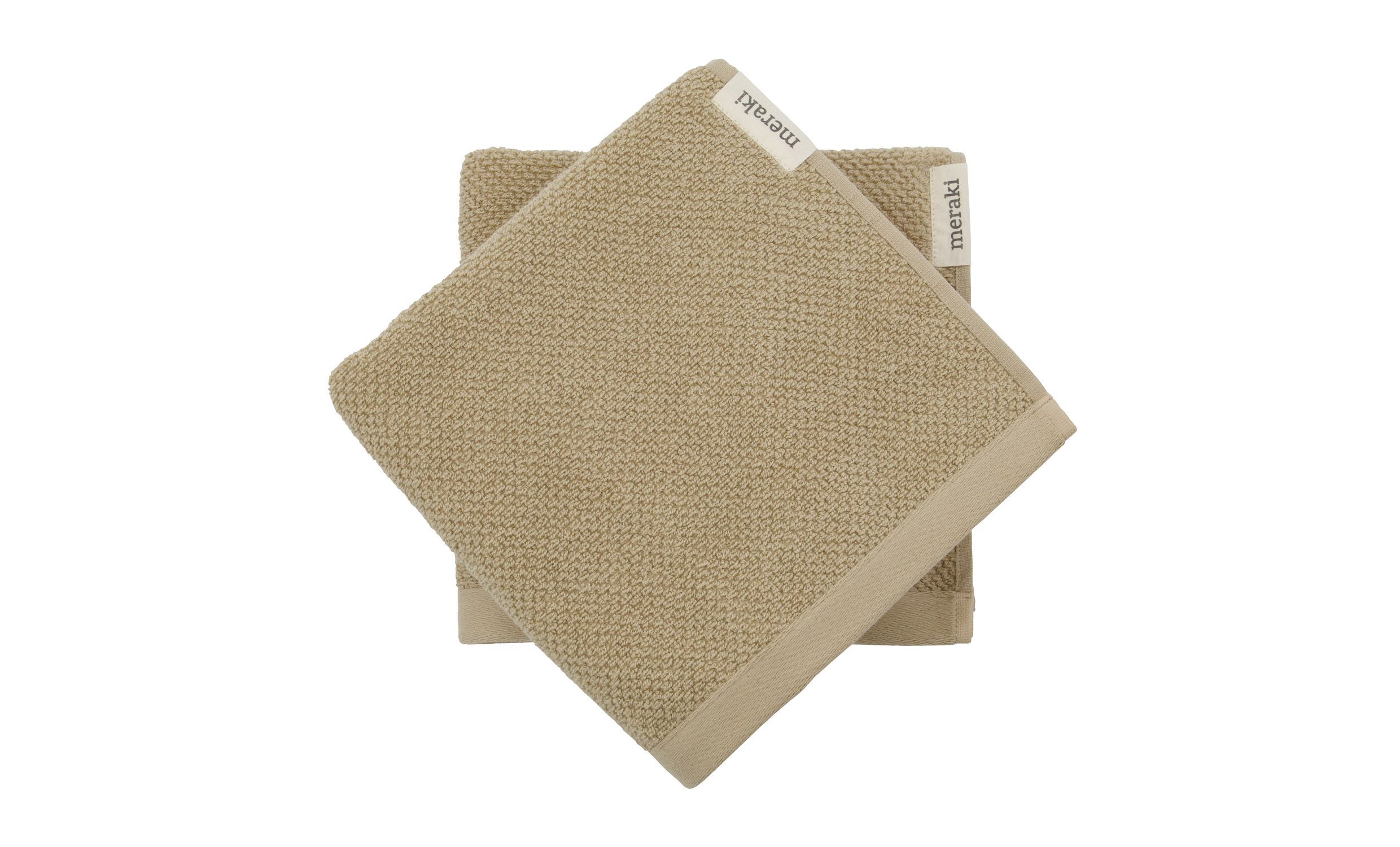 Meraki SOLID Handduk 50×100 2-pack Safari