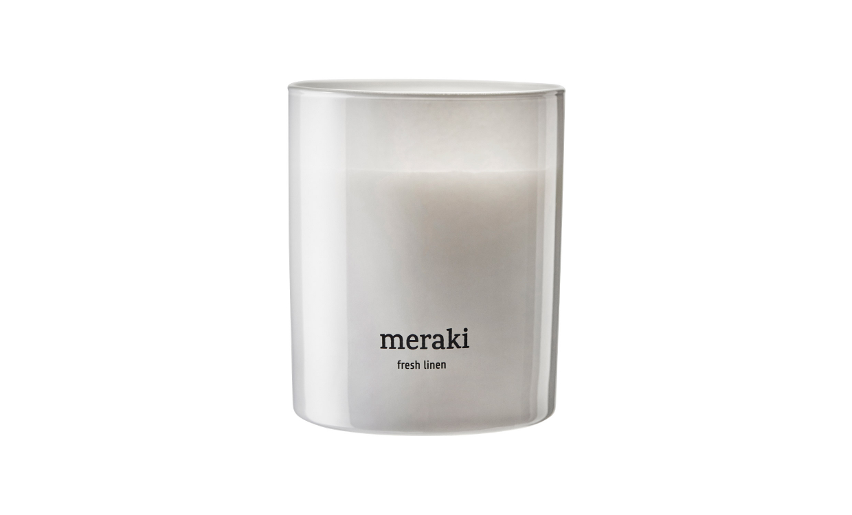 Meraki Doftljus 28h Fresh Linen