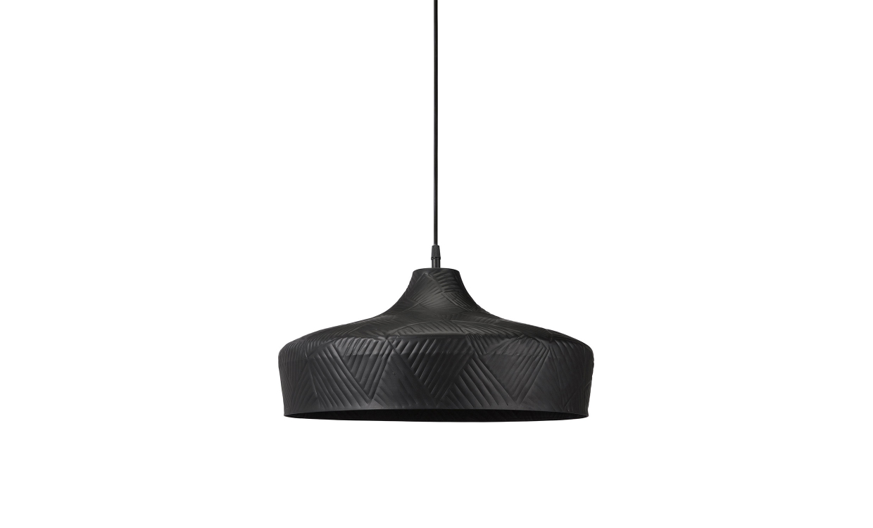 RIBBLE Taklampa 45cm Svart