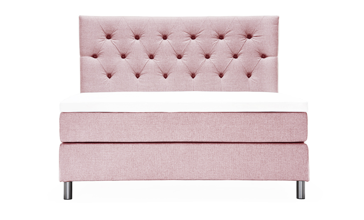 ÄNGSVIK 160 Sängpaket Deluxe Rosa