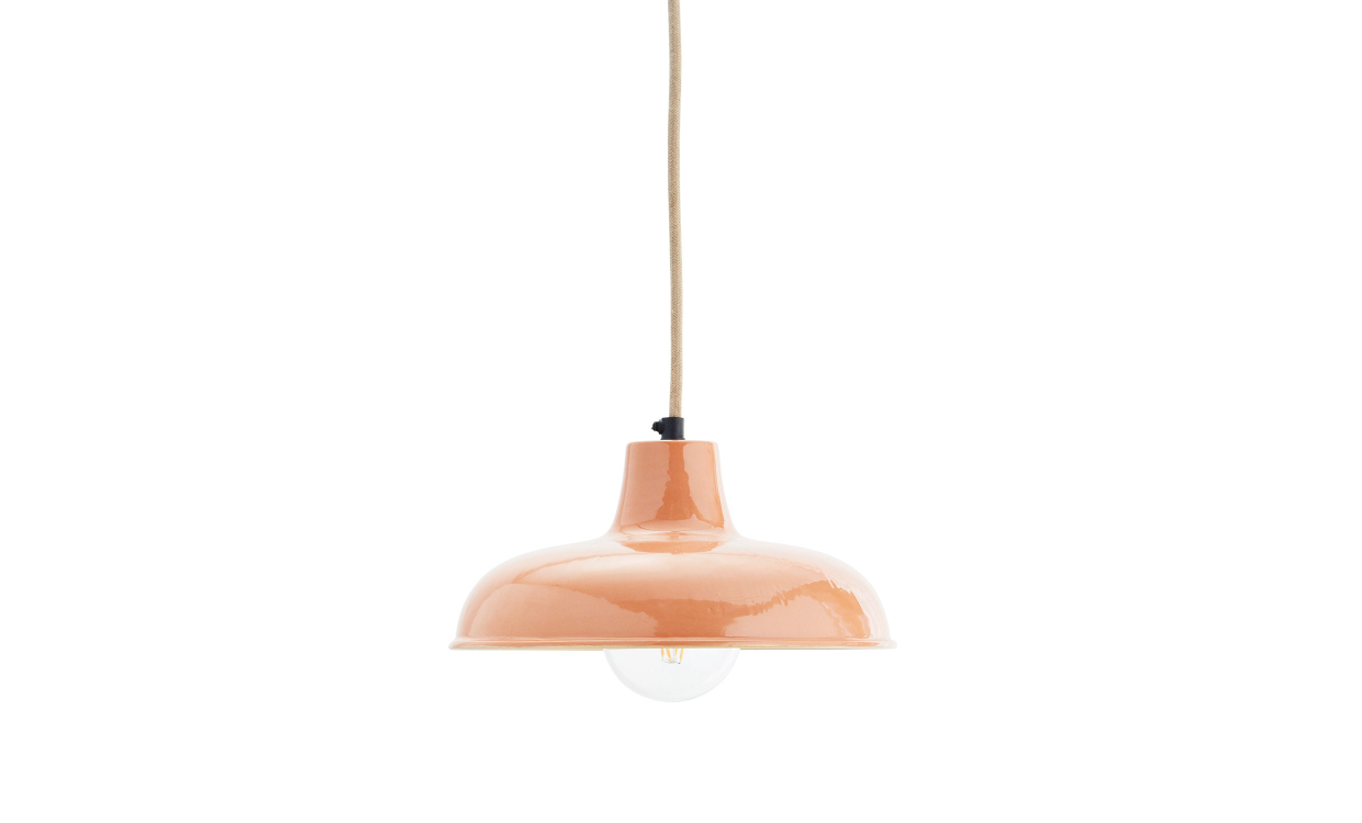 Madam Stoltz ENAMEL Taklampa Orange