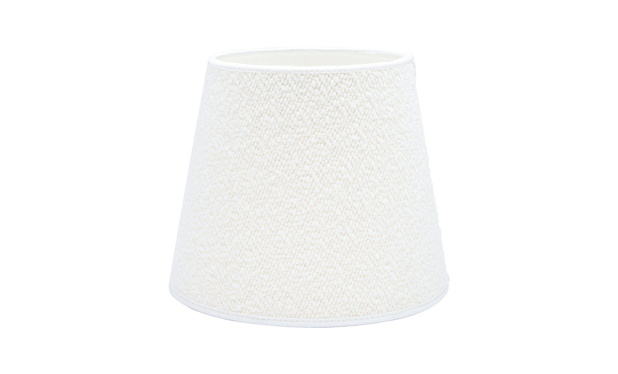 MIA Bouclette Lampskärm 20 cm Vit