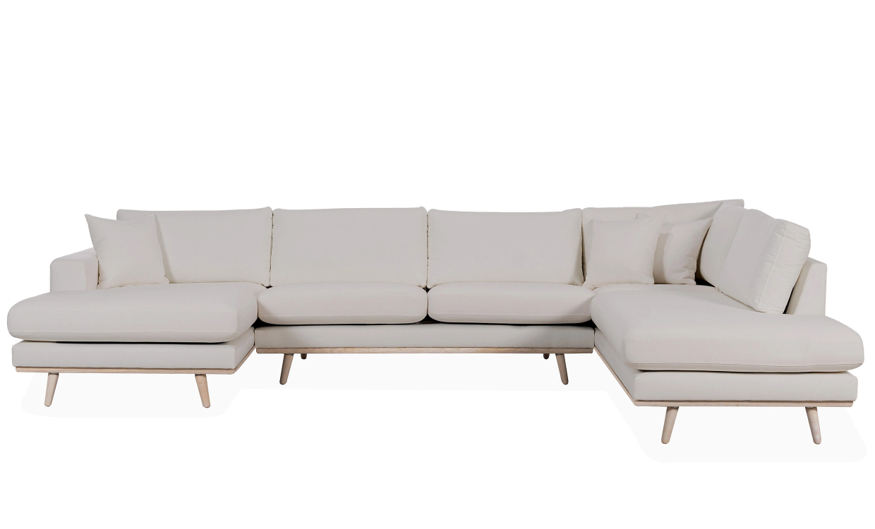 STOCKHOLM PREMIUM U-Soffa Höger Beige