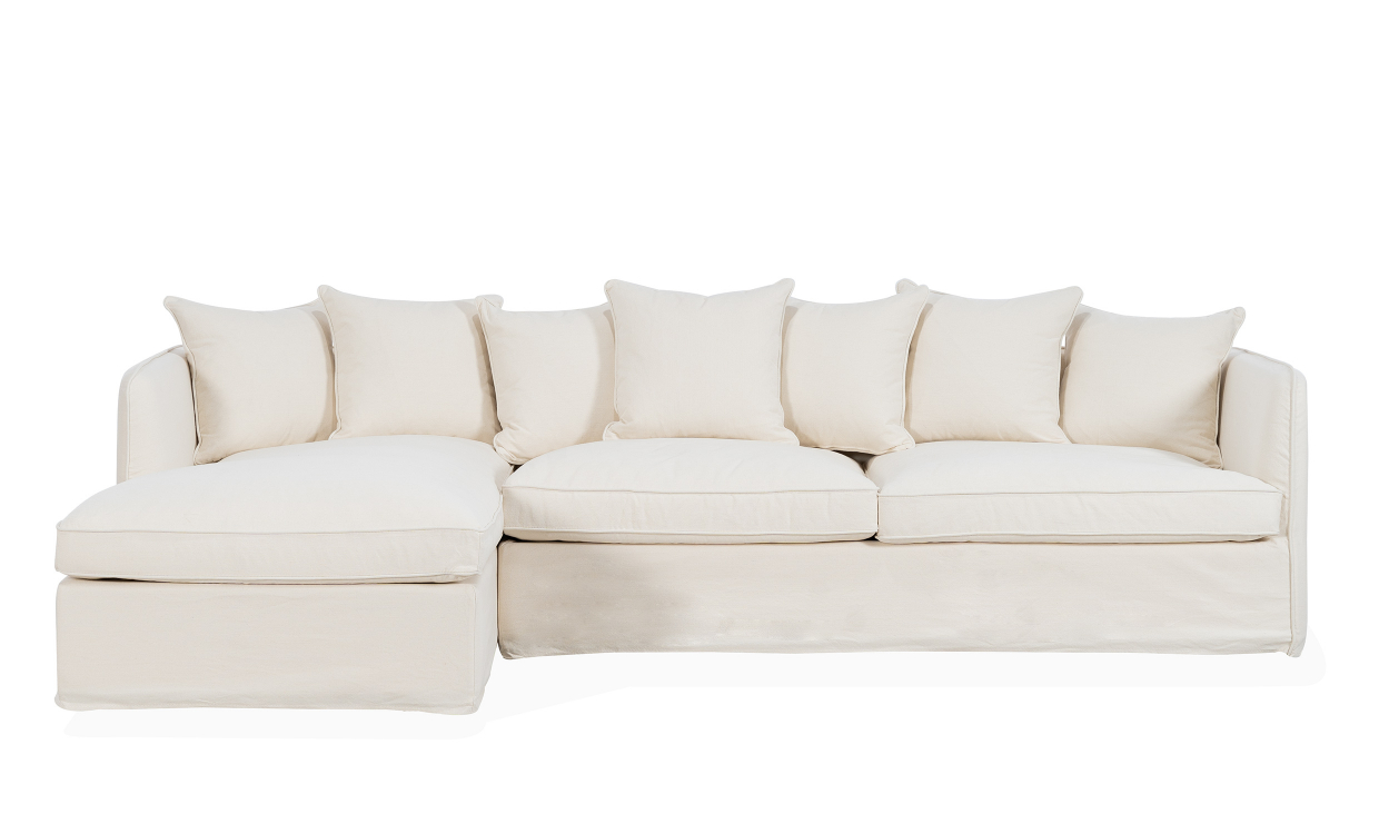 STEDFORD Bäddsoffa Divan Vänster Beige