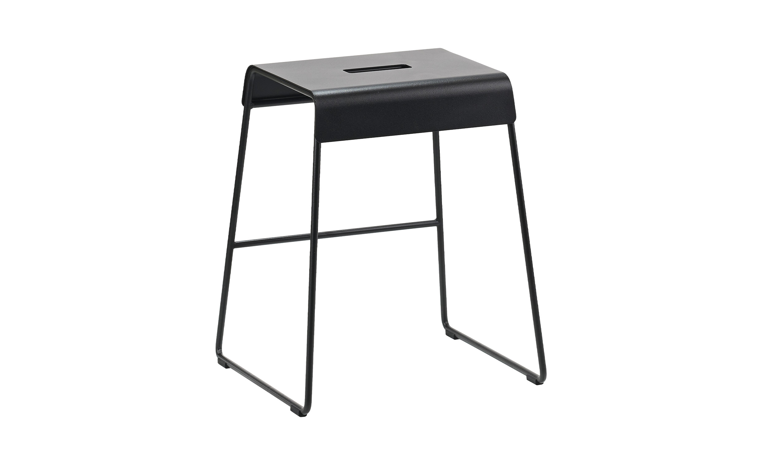 A-STOOL Outdoor Pall Svart