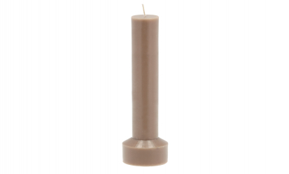 HVILS Blockljus 23cm Taupe