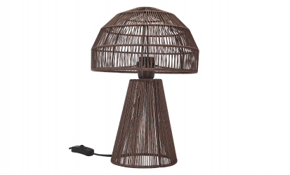 PORCINI Bordslampa 37cm Brun