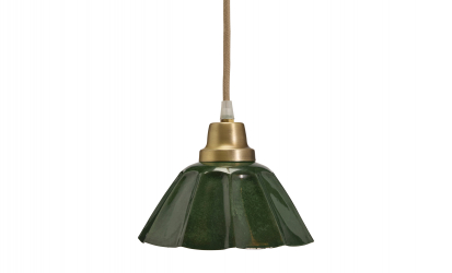 ESTER Fnsterlampa 17cm Mrkgrn