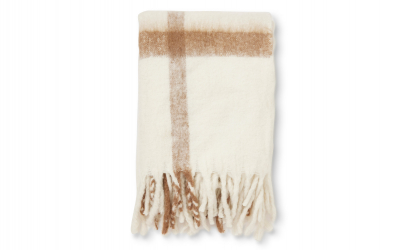 CHECK Mohair Pld Beige