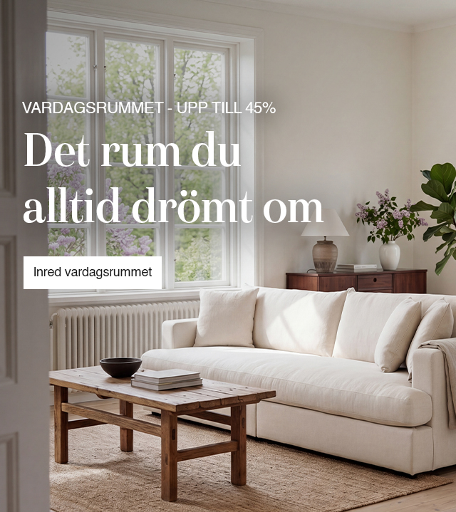 Säsongsfynda inredning till hela hemmet med upp till 45% rabatt