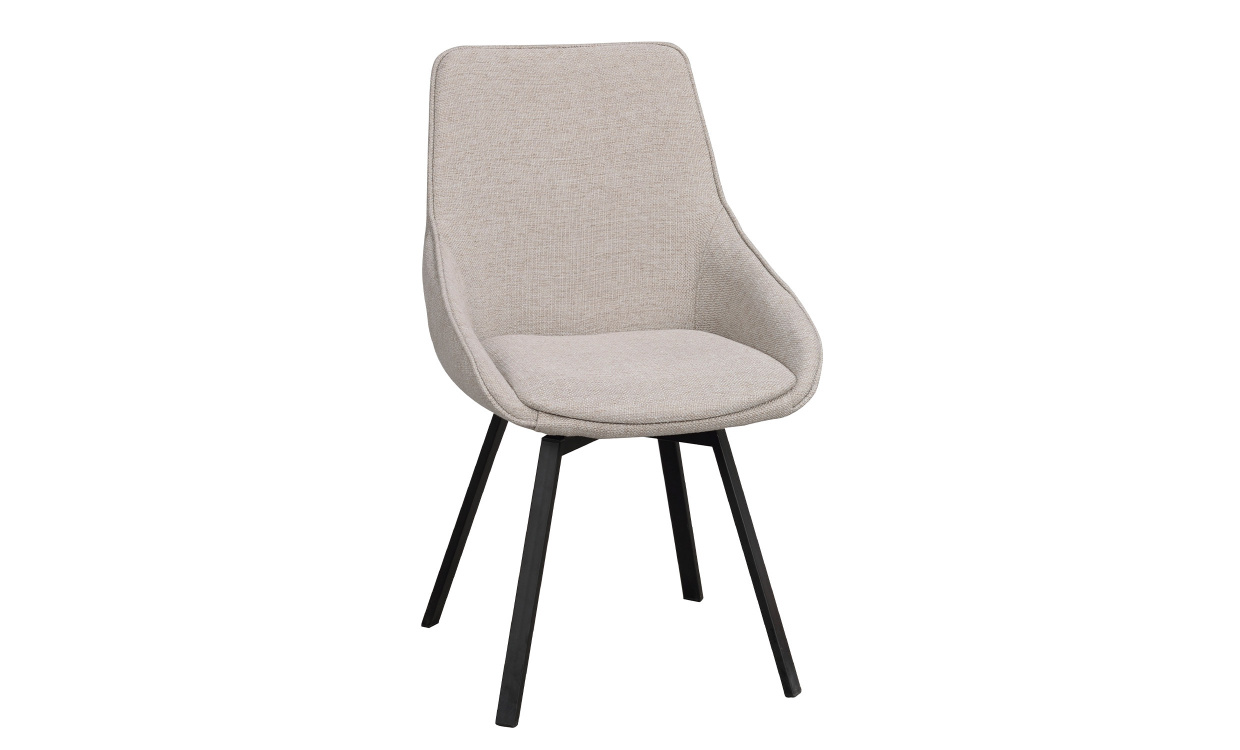 ALISON Snurrstol Beige/Svart i gruppen Matplats / Sittmbler / Stolar hos SoffaDirekt.se (118063)