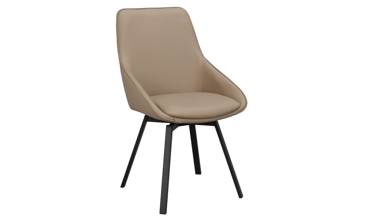 ALISON Snurrstol Beige/Svart i gruppen Matplats / Sittmbler / Stolar hos SoffaDirekt.se (118137)