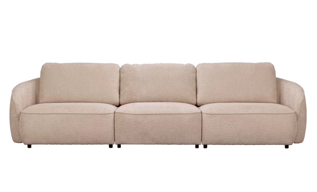 NORRIS 4-sitssoffa Ljusbeige i gruppen Vardagsrum / Soffor / 4-sits soffor hos SoffaDirekt.se (124571)