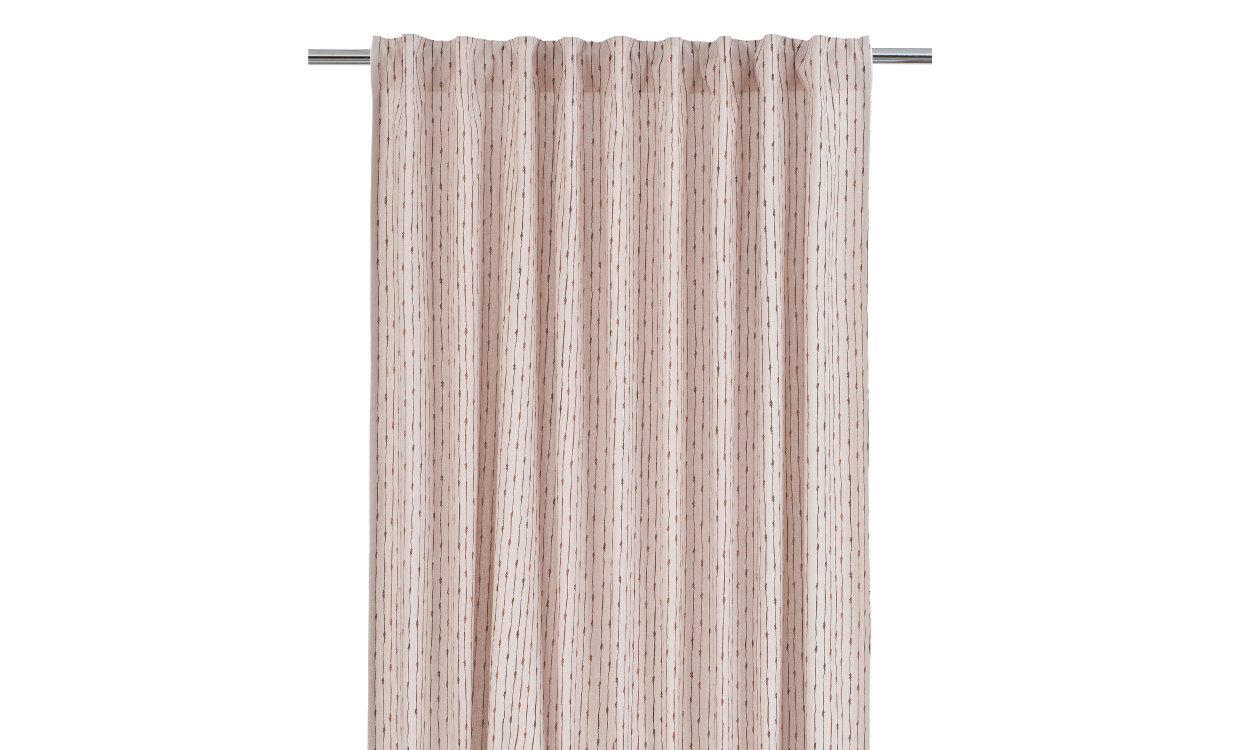 UNNI Gardin 2-pack Brun i gruppen Mattor & Textil / Gardiner hos SoffaDirekt.se (1596-20-066)