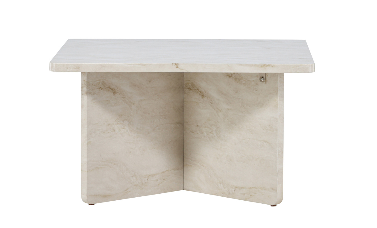 CATANIA Soffbord 75x75 Beige i gruppen Vardagsrum / Soffbord hos SoffaDirekt.se (20093-121)