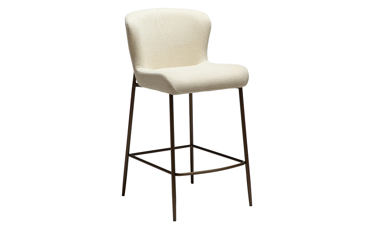 GLAM Barstol 67 Beige/Antik mssing i gruppen Matplats / Sittmbler / Barstolar hos SoffaDirekt.se (300207127)