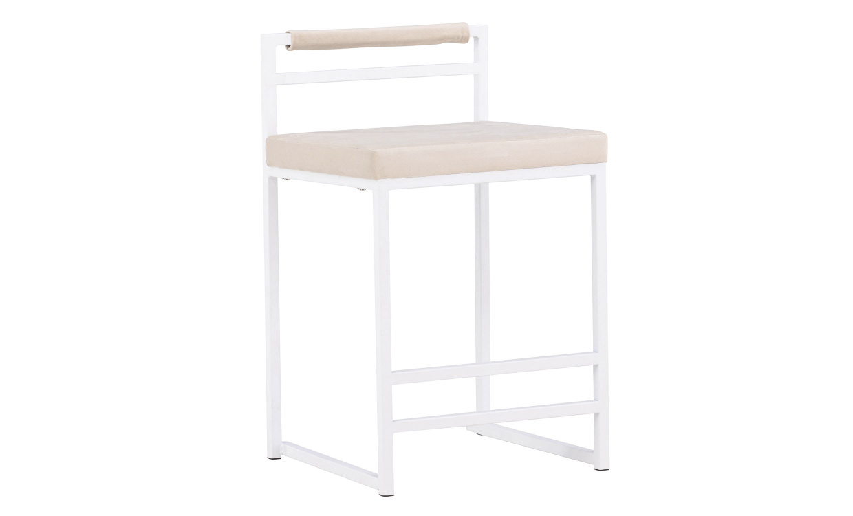 LULIA Barstol Beige i gruppen Matplats / Sittmbler / Barstolar hos SoffaDirekt.se (61121-101)