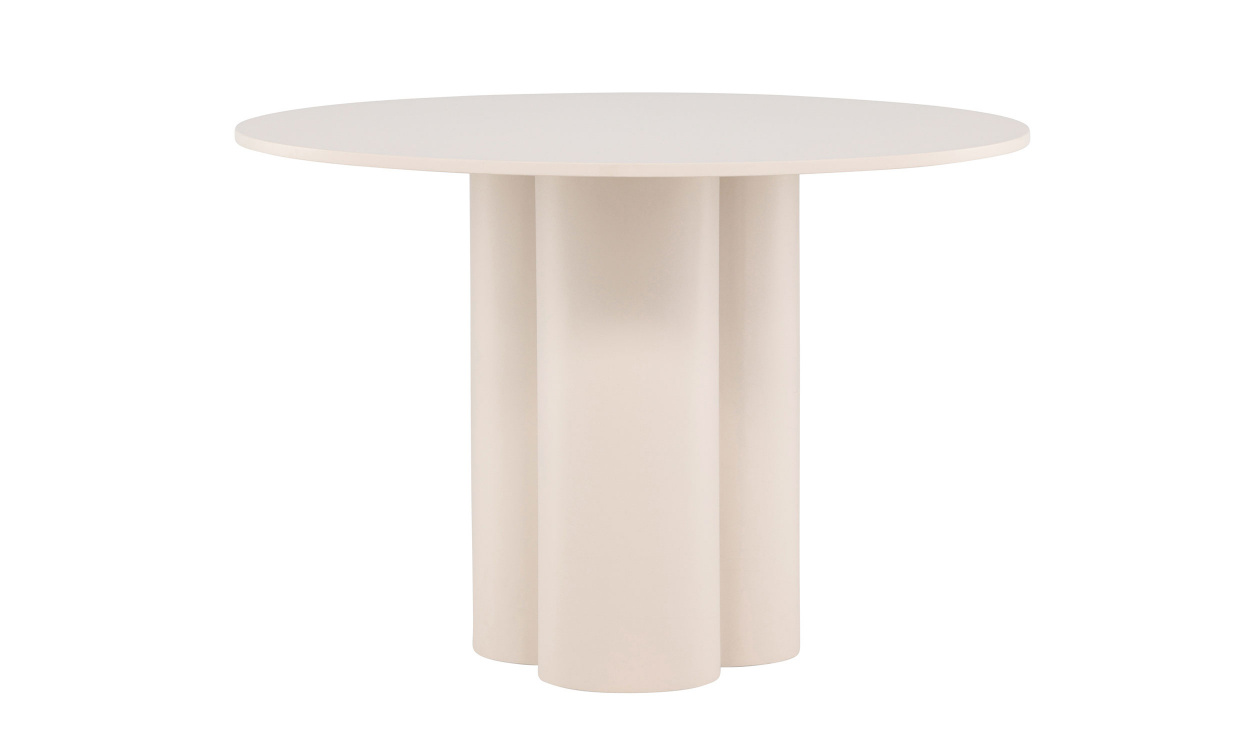 OTILIA Matbord 110 Beige i gruppen Matplats / Bord / Matbord hos SoffaDirekt.se (61130-102)