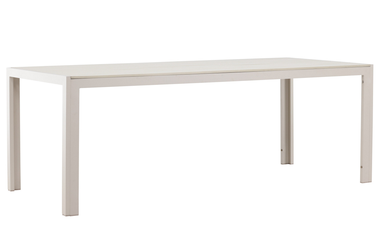 ELLIS Matbord 205 Beige i gruppen Utembler / Trdgrdsbord / Matbord hos SoffaDirekt.se (9810-222)