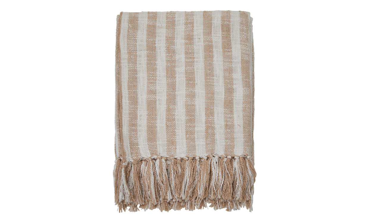 NELA Pld Rand Beige/Offwhite i gruppen Mattor & Textil / Pldar hos SoffaDirekt.se (99020)