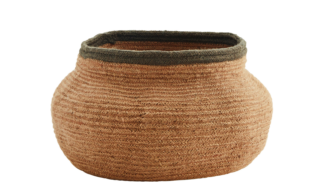 ROUND Korg Jute Rost i gruppen Dekoration / Korgar och Frvaring hos SoffaDirekt.se (BKT23001-04)