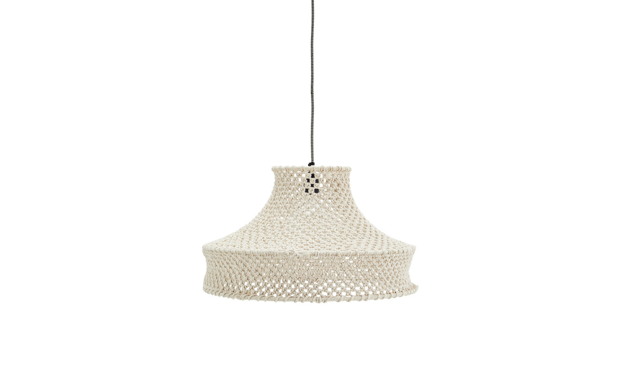 TAKLAMPA Bomull 50cm Offwhite i gruppen Belysning / Lampor / Taklampor hos SoffaDirekt.se (IM-2234)