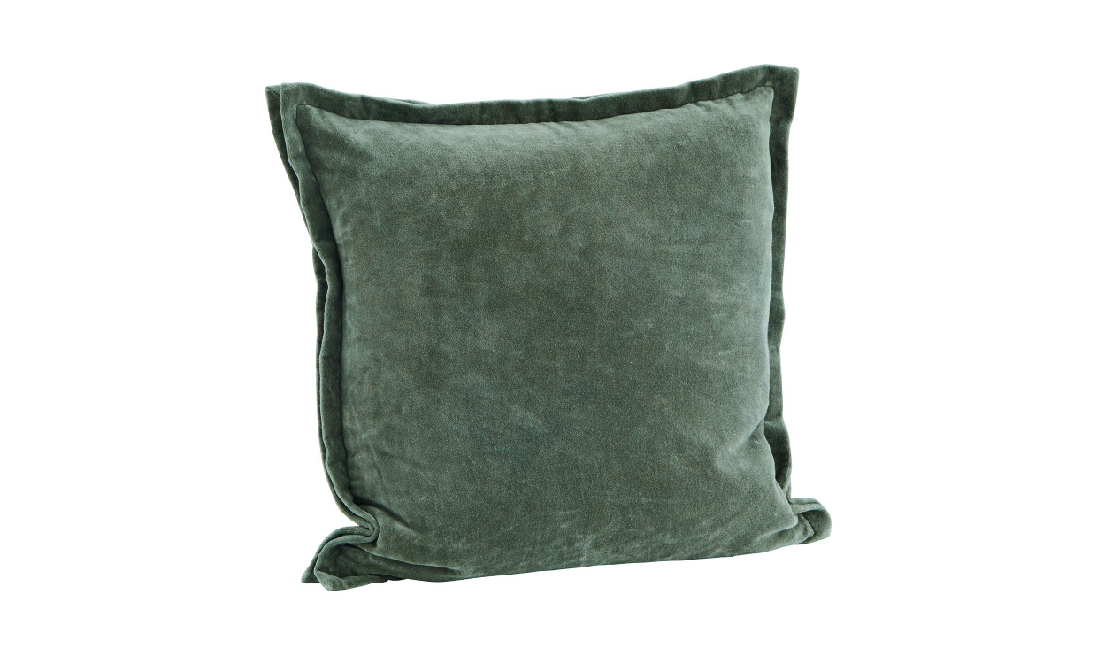 VELVET Kuddfodral 45x45 Green i gruppen Mattor & Textil / Prydnadskuddar / Kuddfodral hos SoffaDirekt.se (JOCU523-C)