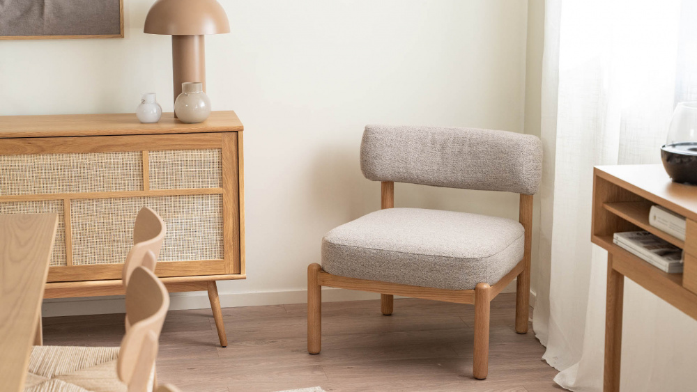 BEN Loungestol Beige i gruppen Matplats / Sittmbler / Stolar hos SoffaDirekt.se (0000103505)