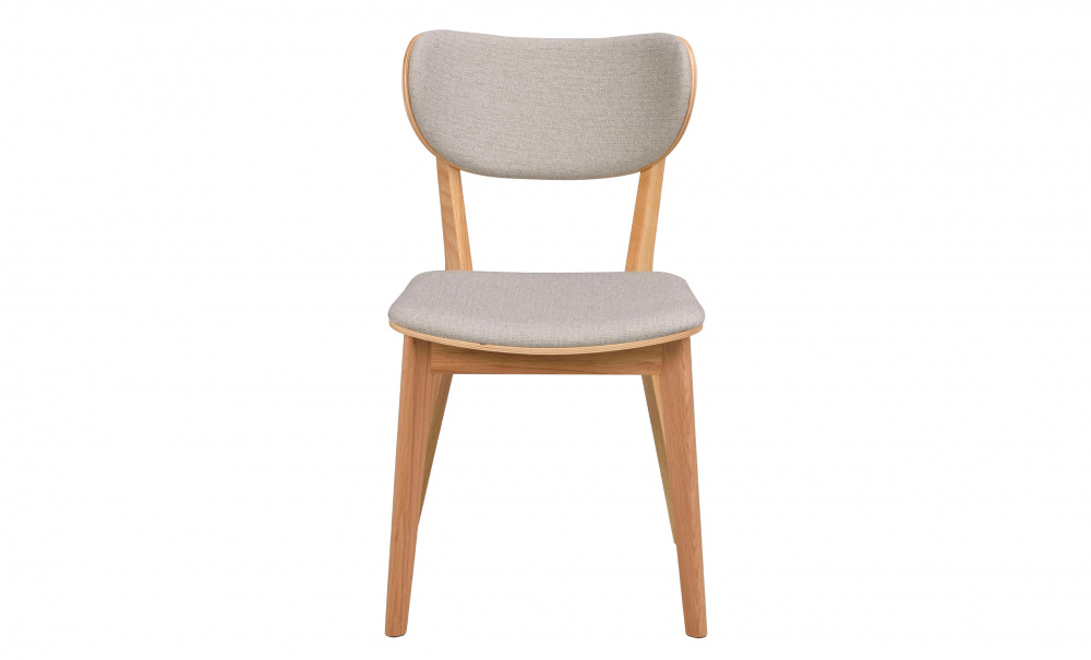 KATO Stol Beige/Ek i gruppen Matplats / Sittmbler / Stolar hos SoffaDirekt.se (113042)