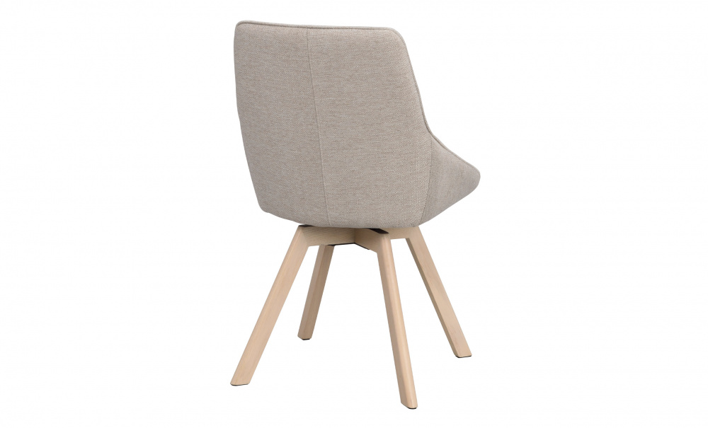 ALISON Snurrstol Beige/Vitpigmenterad i gruppen Matplats / Sittmbler / Stolar hos SoffaDirekt.se (118065)