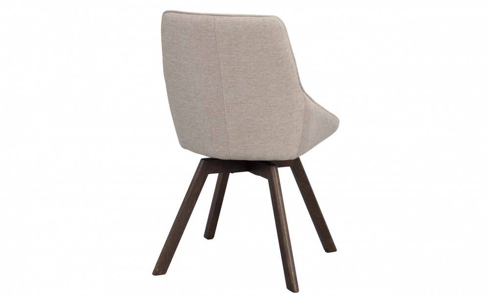 ALISON Snurrstol Beige/Brun Ek i gruppen Matplats / Sittmbler / Stolar hos SoffaDirekt.se (118066)