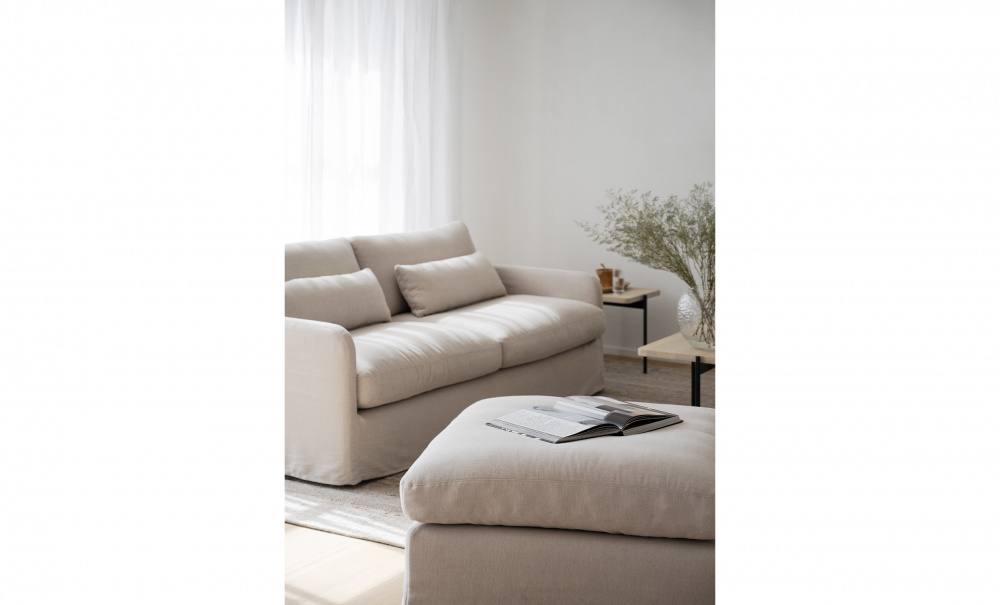 PEYTON 3-sitssoffa Beige i gruppen Vardagsrum / Soffor / 3-sits soffor hos SoffaDirekt.se (125910)