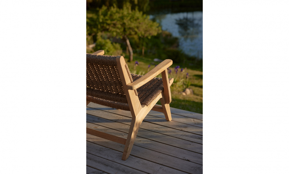 EYA Loungestol Teak Outdoor i gruppen Utembler / Sittmbler / Ftljer hos SoffaDirekt.se (3157000)