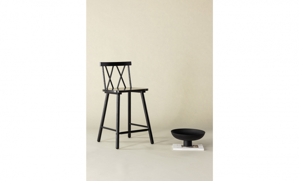 MONICA Barstol 90cm Svart i gruppen Matplats / Sittmbler / Barstolar hos SoffaDirekt.se (44100-071)