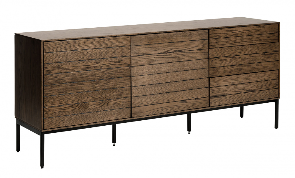 DICE Sidobord Mrkbrun i gruppen Vardagsrum / Frvaringsmbler / Sideboards hos SoffaDirekt.se (46602930)