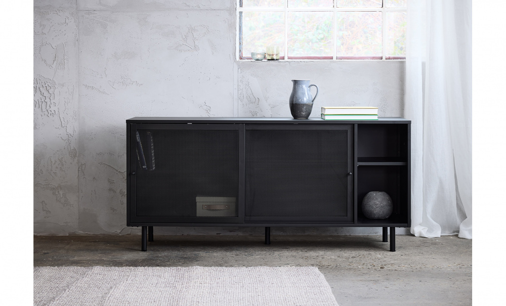 VILDE Sideboard Svart i gruppen Vardagsrum / Frvaringsmbler / Sideboards hos SoffaDirekt.se (50220001)