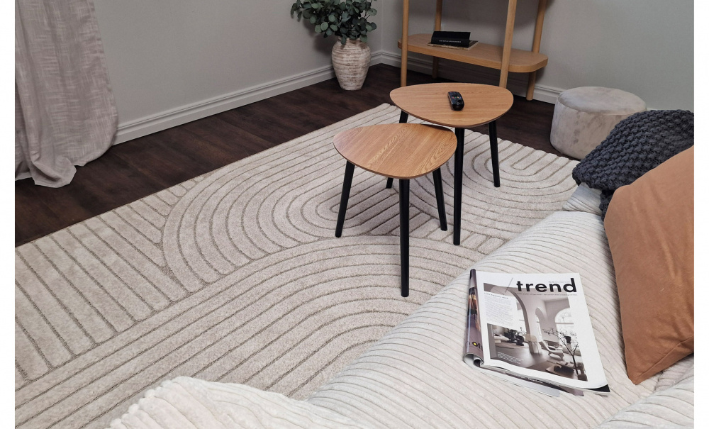 LOVE Zen Matta 160x230 Creme i gruppen Mattor & Textil / Mattor hos SoffaDirekt.se (55219)