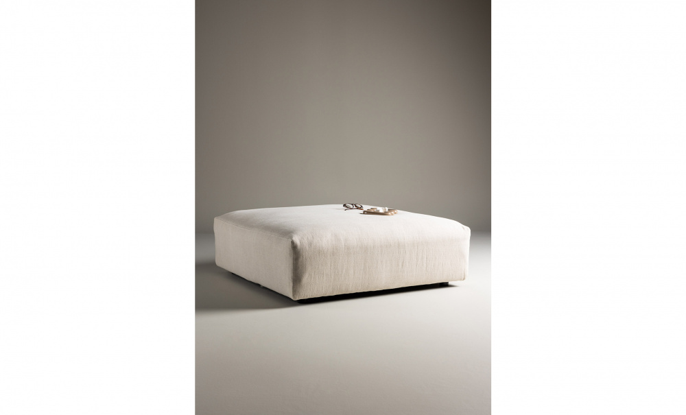 LUNABELLE Sittpuff/Fotpall Beige i gruppen Vardagsrum / Soffor / Modulsoffor hos SoffaDirekt.se (61243-102)