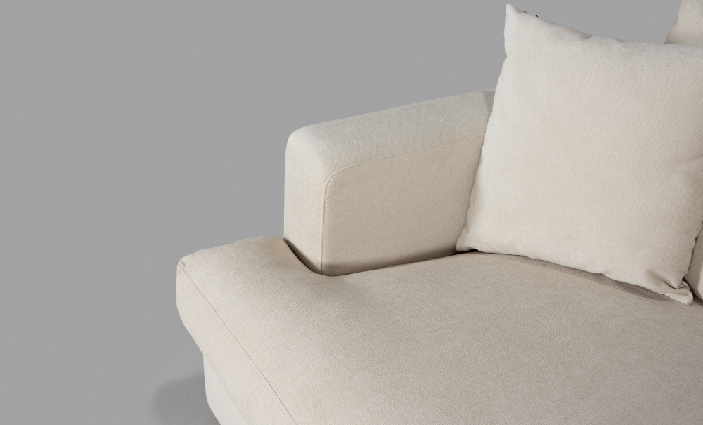 BOLNUEVO 3-sitssoffa Hel Dyna Beige i gruppen Vardagsrum / Soffor / 3-sits soffor hos SoffaDirekt.se (BOL-3S-1SCU-CON2)