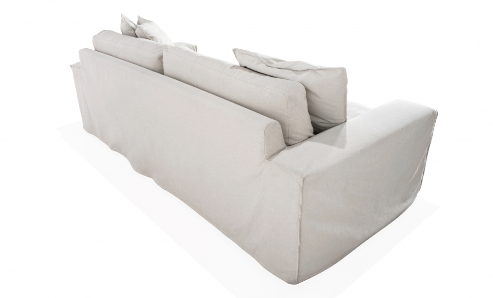 DOVER Grand Deluxe 3-sitssoffa Sandbeige i gruppen Vardagsrum / Soffor / Beiga soffor hos SoffaDirekt.se (DO3SBR001)