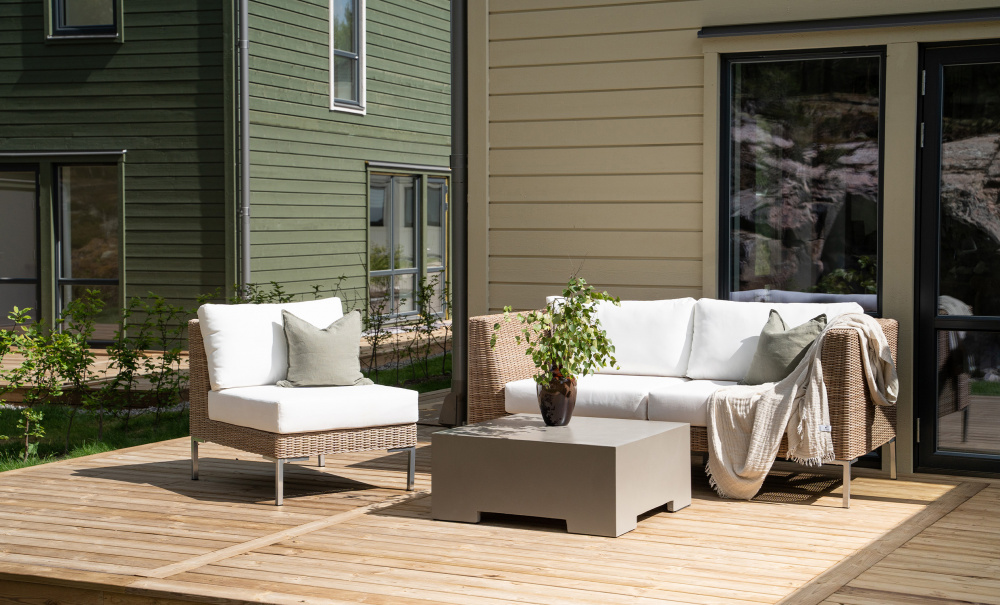 GREENVILLE Soffa M Konstrotting i gruppen Utembler / Trdgrdssoffor hos SoffaDirekt.se (GRE-2S-RATTAN)