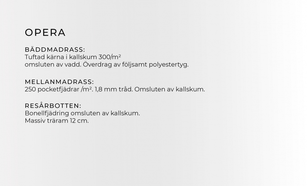 OPERA 120 Sngpaket Sammet Ljusgr i gruppen Sovrum / Sngar / Sammetssngar hos SoffaDirekt.se (KMP04068-PRD02426)