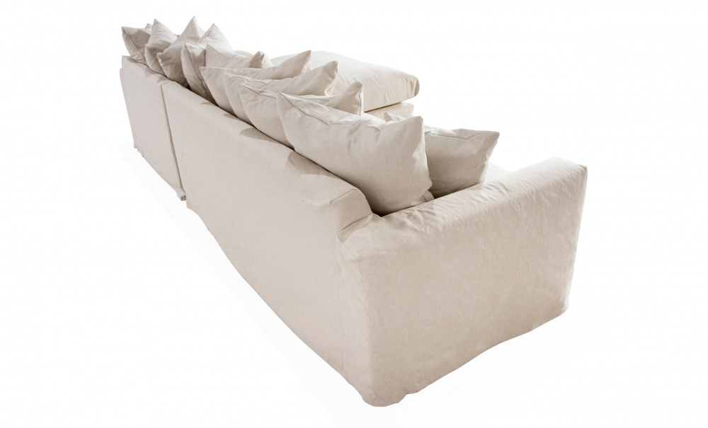 MONACO Premium Divansoffa Hger Beige i gruppen Vardagsrum / Soffor / Beiga soffor hos SoffaDirekt.se (MO3DBE)